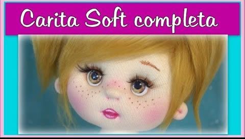 Cara de muñeca soft completa