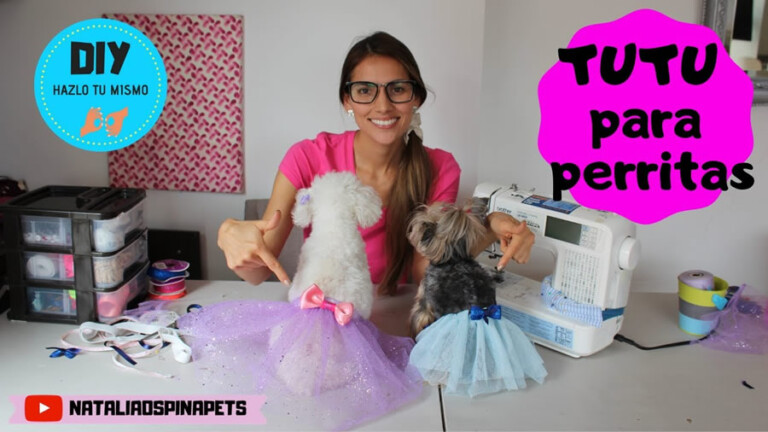 tutú para perros paso a paso