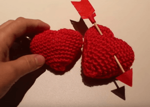 corazon crochet para san valentin