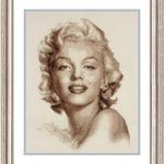 Patrón Marilyn Monroe a punto de cruz