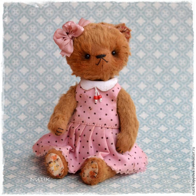 Construir un oso de peluche de Hadas Muñeca Ropa Traje de Vestido Elástico Rosa Nuevo Con 