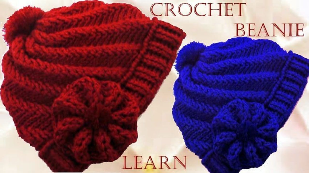 DIY Gorro Boina a Crochet en punto remolino - Patrones