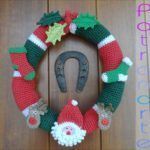 Corona para Navidad de Crochet
