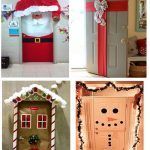 Ideas para decorar puertas en Navidad