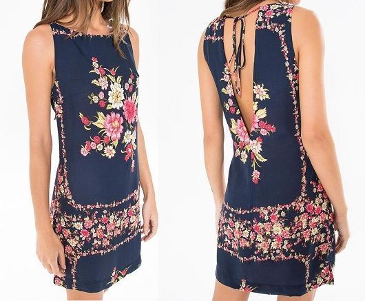 Patrón vestido escote en espalda V - Patrones gratis