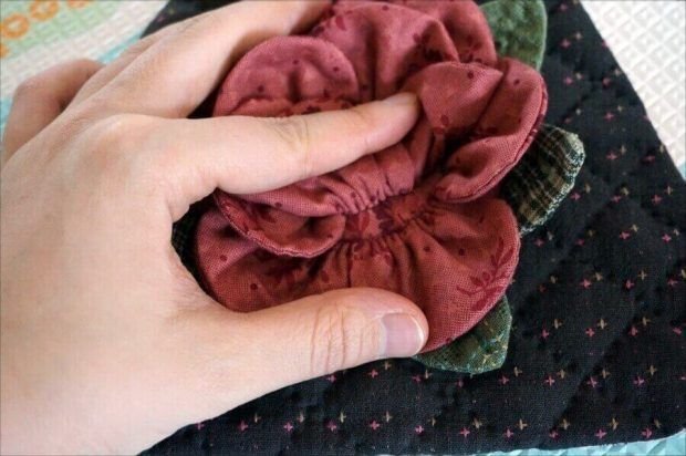 bolso rosa acolchado 14