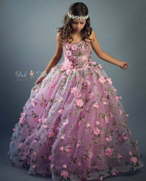 vestidos princesa para niñas 27