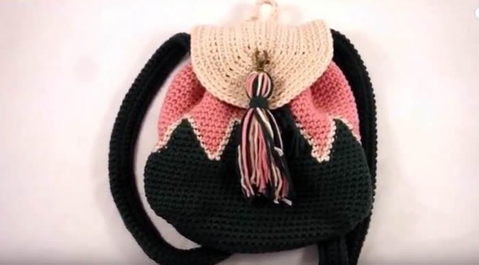 Mochila crochet Patrones gratis