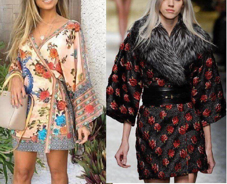 Patrón vestido chaqueta kimono Patrón vestido chaqueta kimono