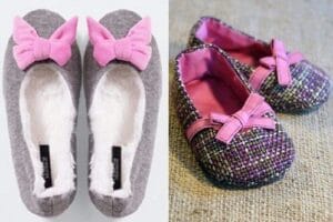 Patrón zapatillas infantiles de tela