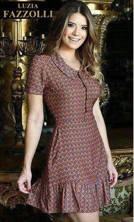 Vestido de Luiza Fazzolline con patrón