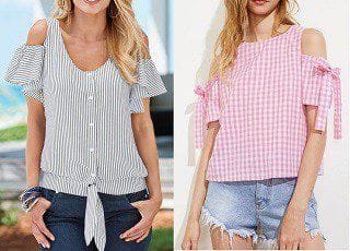 Blusa con hombro descubiertos