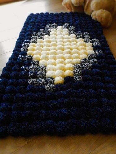 DIY Alfombra de pompones paso a paso