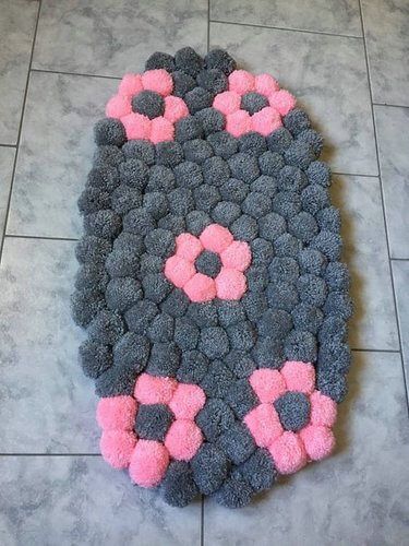 DIY Alfombra de pompones paso a paso