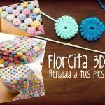 Como hacer una Flor 3D a crochet
