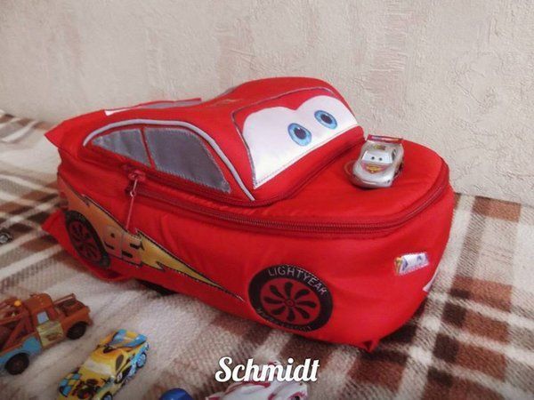DIY mochila Cars Rayo McQueen