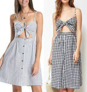 Vestido con nudo fruncido en el delantero - Patrones gratis Vestido con nudo fruncido en el delantero - Patrones gratis