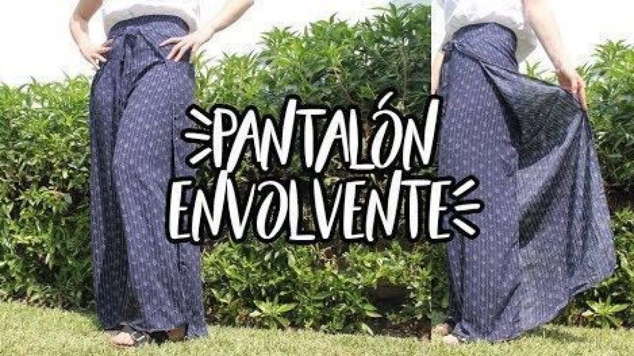 DIY Pantalón Envolvente Fácil - Patrones gratis