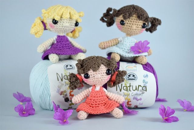 Mini muñeca a crochet - gratis