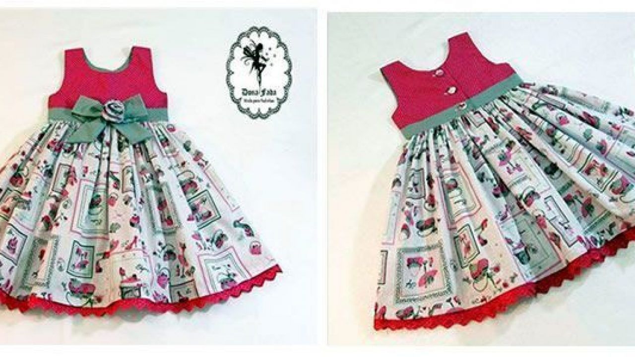 Patrón de vestido infantil para niña de 6 - Patrones gratis