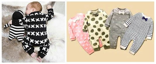Enterizo camiseta de manga larga para bebés