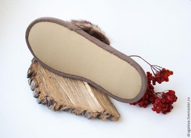 Zapatillas estilo ruso