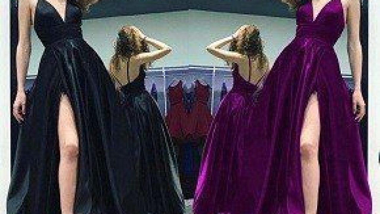 Vestido largo de fiesta con falda acampanada cruzada - Patrones gratis