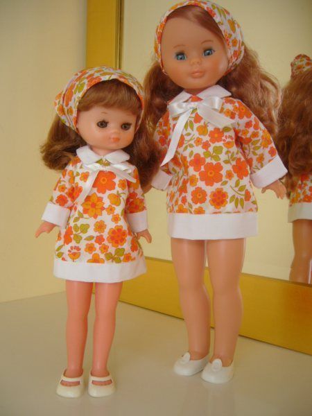 vestido primavera para muñeca nancy 1