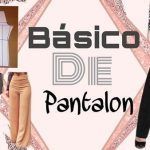 DIY Patrón de pantalón básico de mujer