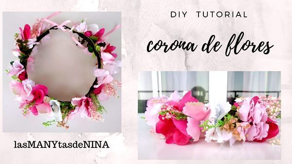DIY Corona de flores
