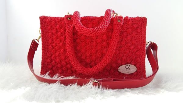 DIY Bolso san Valentín tejido a crochet