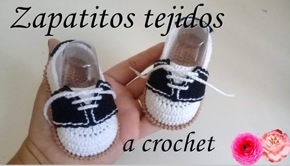 Arsenal Envío Halar Zapatito mocasín a crochet para bebé - Patrones gratis