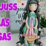Muñeca Gorjuss de las Rosas en porcelana fría