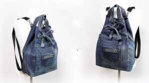 DIY Bolsa mochila jeans