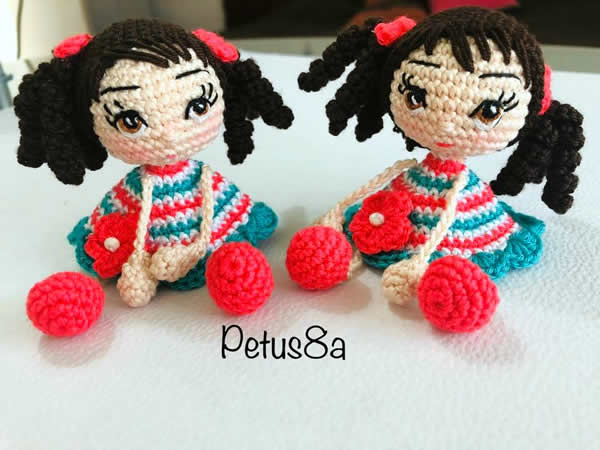 DIY Muñeca amigurumi para tus muñecas
