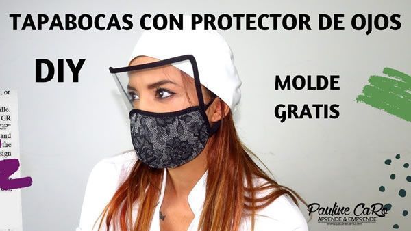 Protector Facial con mascarilla o tapabocas