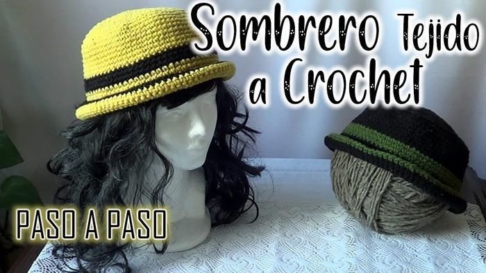DIY Sombrero a crochet