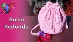 Bolso redondo crochet tejiendo peru deals