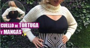 Cuello de tortuga a dos agujas