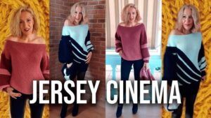 Jersey cinema tejido a punto