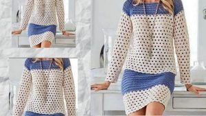 Conjunto Blusa y falda a crochet fácil