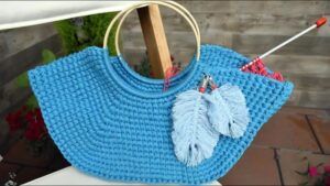 Capazo a crochet para tus labores