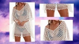Blusa Salida de la playa a crochet