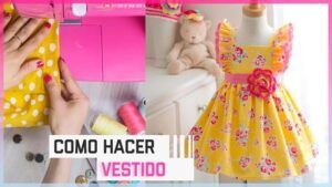DIY Vestido para niñas patrón y confección