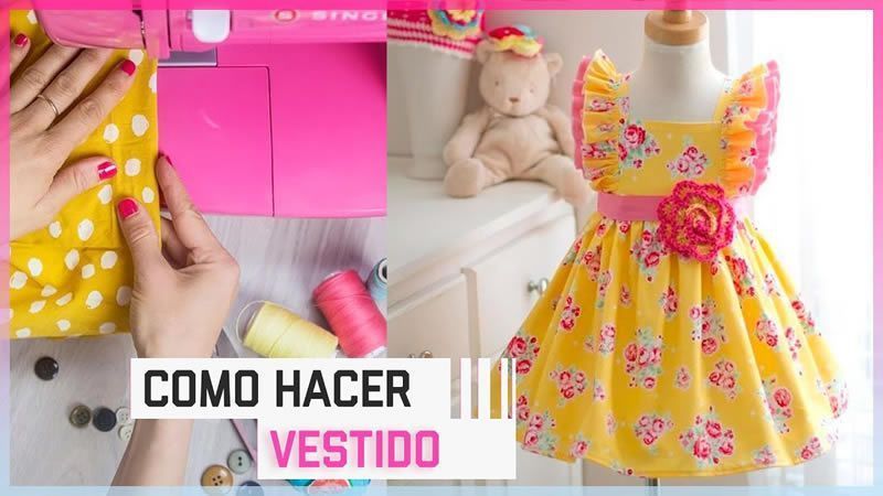 DIY Vestido para niñas patrón y confección