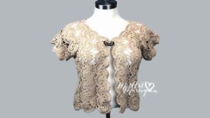 DIY Bolero tejido a crochet paso a paso