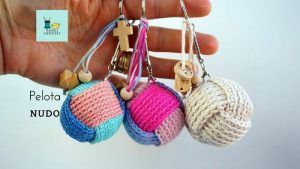 DIY Pelota nudo a crochet paso a paso