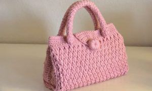 DIY Bolso a crochet en punto 3D