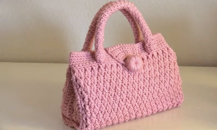 Bolso crochet en punto 3D paso a paso Patrones gratis