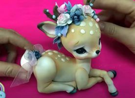 DIY Cervatillo en porcelana fría paso a paso